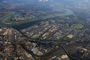 Luftbild 2021 Hafen Neuss Düsseldorf
